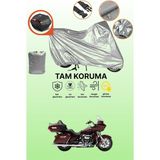 Dokaca Gri Arka Çanta Uyumlu Harley-Davidson Road Glide Ultra Uyumlu Motor Brandası, Koruyucu Örtü