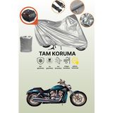 Dokaca Gri Arka Çanta Uyumlu Harley-Davidson Screamin Eagle V-Rod Vrscse Uyumlu Motosiklet Brandası