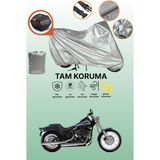 Dokaca Gri Arka Çanta Uyumlu Harley-Davidson Softail Night Train Fxstbı Uyumlu Motosiklet Brandası