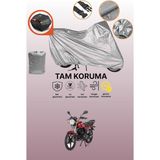 Dokaca Gri Arka Çanta Uyumlu Mondial 100 Mg Superboy Uyumlu Motor Brandası, Koruyucu Örtü