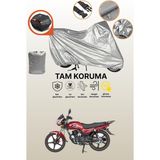 Dokaca Gri Arka Çanta Uyumlu Mondial 125 Superboy I Uyumlu Motor Brandası, Koruyucu Örtü