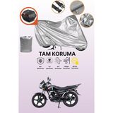 Dokaca Gri Arka Çanta Uyumlu Mondial 150 Mg Superboy x Uyumlu Motor Brandası, Koruyucu Örtü