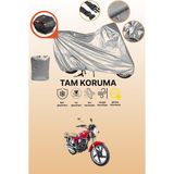 Dokaca Gri Arka Çanta Uyumlu Yuki Yk 100-2A Apollo Uyumlu Motor Brandası, Koruyucu Örtü