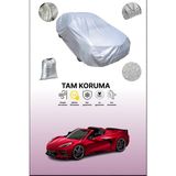 Dokaca Gri Chevrolet Corvette Hard Top Uyumulu Oto Branda, Araba Brandası, Koruyucu Örtü