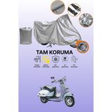 Dokaca Gri Kilit Uyumlu Aprilia Mojito 125 Custom Uyumlu Motor Brandası, Koruyucu Örtü