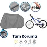 Dokaca Gri Kilit Uyumlu Bisiklet Brandası, Bisiklet Koruma Örtüsü, Su Geçirmez, Toz Geçirmez