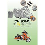 Dokaca Gri Kilit Uyumlu Harley-Davidson Flhxse2 Cvo Street Glide Uyumlu Motor Brandası, Koruyucu Örtü