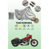 Dokaca Gri Kilit Uyumlu Harley-Davidson Softail Sport Glide Uyumlu Motor Brandası, Koruyucu Örtü