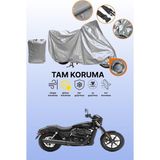 Dokaca Gri Kilit Uyumlu Harley-Davidson Street 750 Uyumlu Motor Brandası, Koruyucu Örtü