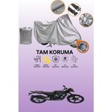 Dokaca Gri Kilit Uyumlu Kuba Faswind 200R Uyumlu Motor Brandası, Koruyucu Örtü