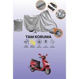 Dokaca Gri Kilit Uyumlu Suzuki An 125 Hk Uyumlu Motor Brandası, Koruyucu Örtü
