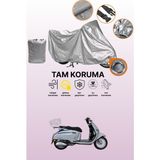 Dokaca Gri Kilit Uyumlu Yuki Risotto 125 Uyumlu Motor Brandası, Koruyucu Örtü