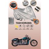 Dokaca Gri Kilit ve Arka Çanta Uyumlu Harley-Davidson Screamin Eagle V-Rod Vrscse Uyumlu Motor Brandası - Gri Arka Çanta ve Kilit Uyumlu