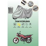 Dokaca Gri Mondial 125 Superboy I Uyumlu Motosiklet Brandası, Koruyucu Örtü, Motor Branda - Gri Arka Çanta ve Kilit Uyumsuz