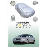 Dokaca Gri Toyota Corolla 5 Kapılı 2002 - 2004 Uyumulu Oto Branda, Araba Brandası, Koruyucu Örtü