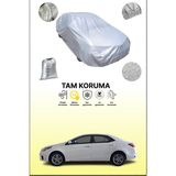 Dokaca Gri Toyota Corolla Eu 2016 - 2019 Uyumulu Oto Branda, Araba Brandası, Koruyucu Örtü