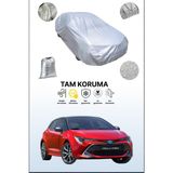 Dokaca Gri Toyota Corolla Hatchback Uyumulu Oto Branda, Araba Brandası, Koruyucu Örtü