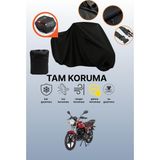 Dokaca Siyah Arka Çanta Uyumlu Mondial 100 Mg Superboy Uyumlu Motosiklet Brandası, Koruyucu Örtü
