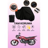 Dokaca Siyah Arka Çanta Uyumlu Mondial 100 Superboy I Uyumlu Motosiklet Brandası, Koruyucu Örtü