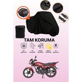 Dokaca Siyah Arka Çanta Uyumlu Mondial 125 Superboy I Uyumlu Motosiklet Brandası, Koruyucu Örtü