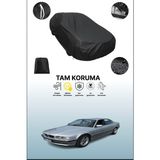 Dokaca Siyah Bmw L7 (E38) 1997 - 2001 Uyumlu Araba Brandası, Koruyucu Örtü, Oto Branda