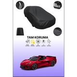Dokaca Siyah Chevrolet Corvette Hard Top Uyumlu Araba Brandası, Koruyucu Örtü, Oto Branda