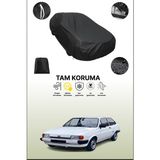 Dokaca Siyah Ford Fiesta 2 Uyumlu Araba Brandası, Koruyucu Örtü, Oto Branda