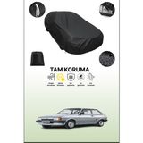Dokaca Siyah Ford Fiesta 3 Kapılı 1983 - 1986 Uyumlu Araba Brandası, Koruyucu Örtü, Oto Branda