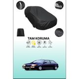 Dokaca Siyah Ford Fiesta 3 Kapılı 1994 - 1995 Uyumlu Araba Brandası, Koruyucu Örtü, Oto Branda