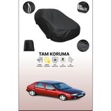 Dokaca Siyah Ford Fiesta 5 Kapılı 1995 - 1999 Uyumlu Araba Brandası, Koruyucu Örtü, Oto Branda