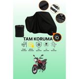 Dokaca Siyah Kilit Uyumlu Mondial 100 Mg Superboy Uyumlu Motosiklet Brandası, Koruyucu Örtü
