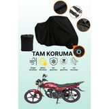 Dokaca Siyah Kilit Uyumlu Mondial 100 Superboy I Uyumlu Motosiklet Brandası, Koruyucu Örtü