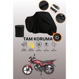 Dokaca Siyah Kilit Uyumlu Mondial 125 Superboy I Uyumlu Motosiklet Brandası, Koruyucu Örtü