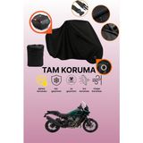Dokaca Siyah Kilit ve Arka Çanta Uyumlu Harley-Davidson Pan America RA1250 Uyumlu Motor Brandası - Siyah Arka Çanta ve Kilit Uyumlu