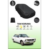 Dokaca Siyah Toyota Corolla 2 2-Door Sedan Uyumlu Araba Brandası, Koruyucu Örtü, Oto Branda