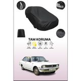 Dokaca Siyah Toyota Corolla 2 Coupe Uyumlu Araba Brandası, Koruyucu Örtü, Oto Branda