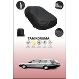 Dokaca Siyah Toyota Corolla 3 Kapılı 1987 - 1992 Uyumlu Araba Brandası, Koruyucu Örtü, Oto Branda