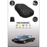 Dokaca Siyah Toyota Corolla 3 Kapılı 2004 - 2007 Uyumlu Araba Brandası, Koruyucu Örtü, Oto Branda