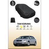 Dokaca Siyah Toyota Corolla 5 Kapılı 2002 - 2004 Uyumlu Araba Brandası, Koruyucu Örtü, Oto Branda