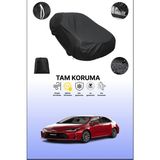 Dokaca Siyah Toyota Corolla Eu 2019 - 2021 Uyumlu Araba Brandası, Koruyucu Örtü, Oto Branda
