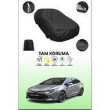 Dokaca Siyah Toyota Corolla Touring Sports 2019 - 2021 Uyumlu Araba Brandası, Koruyucu Örtü, Oto Branda