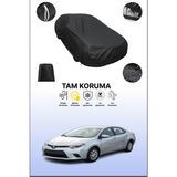 Dokaca Siyah Toyota Corolla Us 2013 - 2016 Uyumlu Araba Brandası, Koruyucu Örtü, Oto Branda