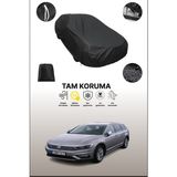 Dokaca Siyah Volkswagen Passat Alltrack 2015 - 2019 Uyumlu Araba Brandası, Koruyucu Örtü, Oto Branda
