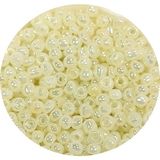 Dökme Cam Kum Boncuk (11/0) 2 mm - 60 Gram - Krem - BNC047