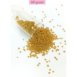 Dökme Cam Kum Boncuk (11/0) 2 mm - 60 Gram - Sarı Turuncu - BNC066