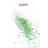 Dökme Cam Kum Boncuk (8/0) 3 mm - 20 Gram - Şeffaf Açık Yeşil - BNC150