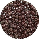 Dökme Cam Kum Boncuk (8/0) 3 mm - 60 Gram - Parlak Koyu Kestane - BNC209