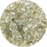 Dökme Cam Kum Boncuk Büyük Boy (6/0) 4 mm - 20 Gram - Şeffaf - BNC086