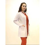 Doktor Hemşire Bayan Orta Boy Gömlek Yaka Beyaz Önlük S