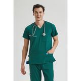 Doktor, Hemşire Forması Üst – Erkek, Yeşil - Renkli - 2XL